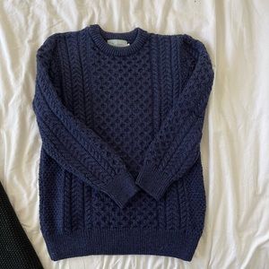 Irish fisherman’s sweater